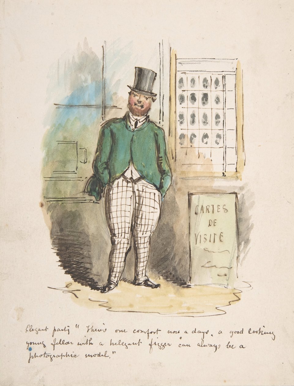 Képregényvázlat, 1837-64. alkotó: John Leech