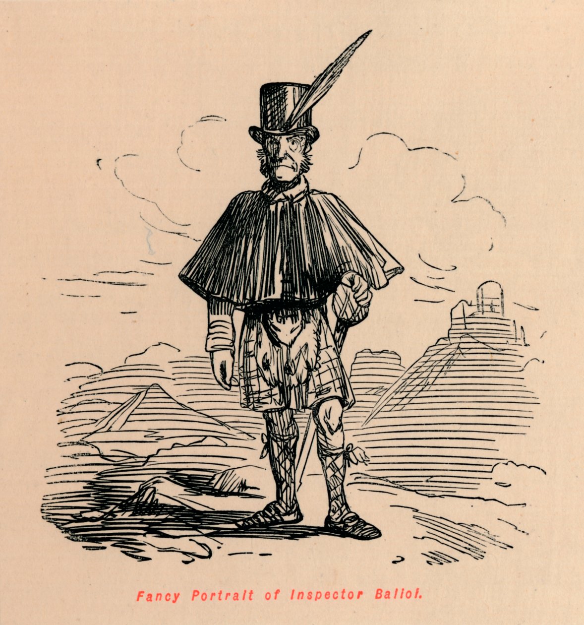 Balioi felügyelő díszes portréja, c1860, c1860 alkotó: John Leech