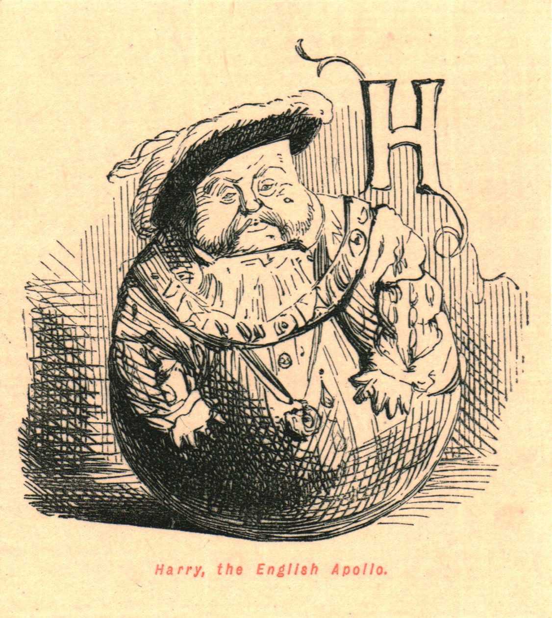 Harry, az angol Apollo, 1897. alkotó: John Leech