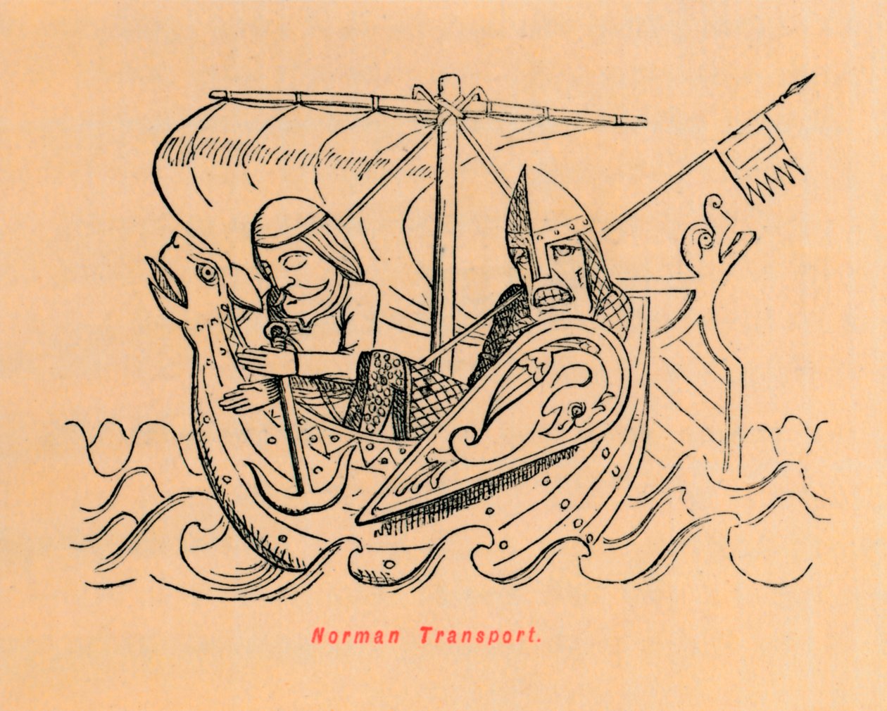 Norman Transport, c1860, c1860 alkotó: John Leech