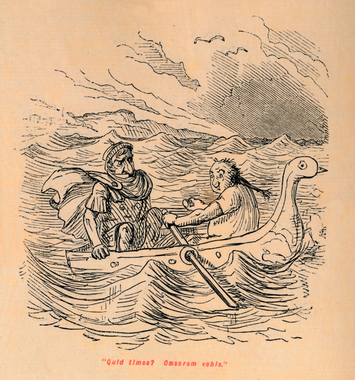 Miért félsz meglovagolni a Caesar-t, 1852? alkotó: John Leech