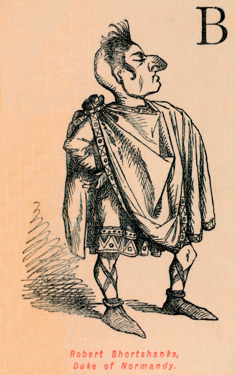 Robert Shortshanks, Normandia hercege, c1860, c1860 alkotó: John Leech