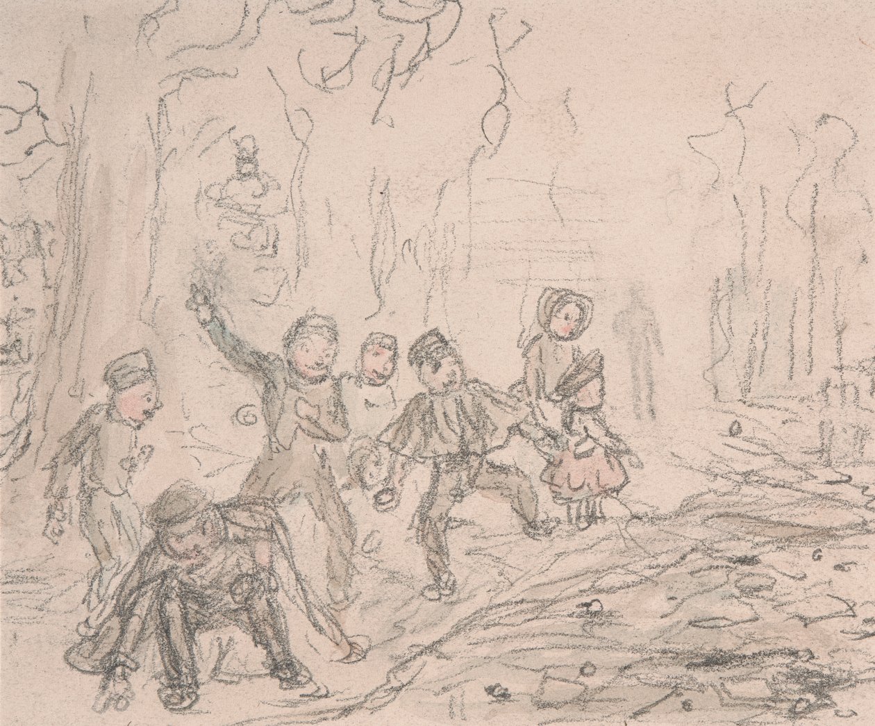 Hógolyózás alkotó: John Leech