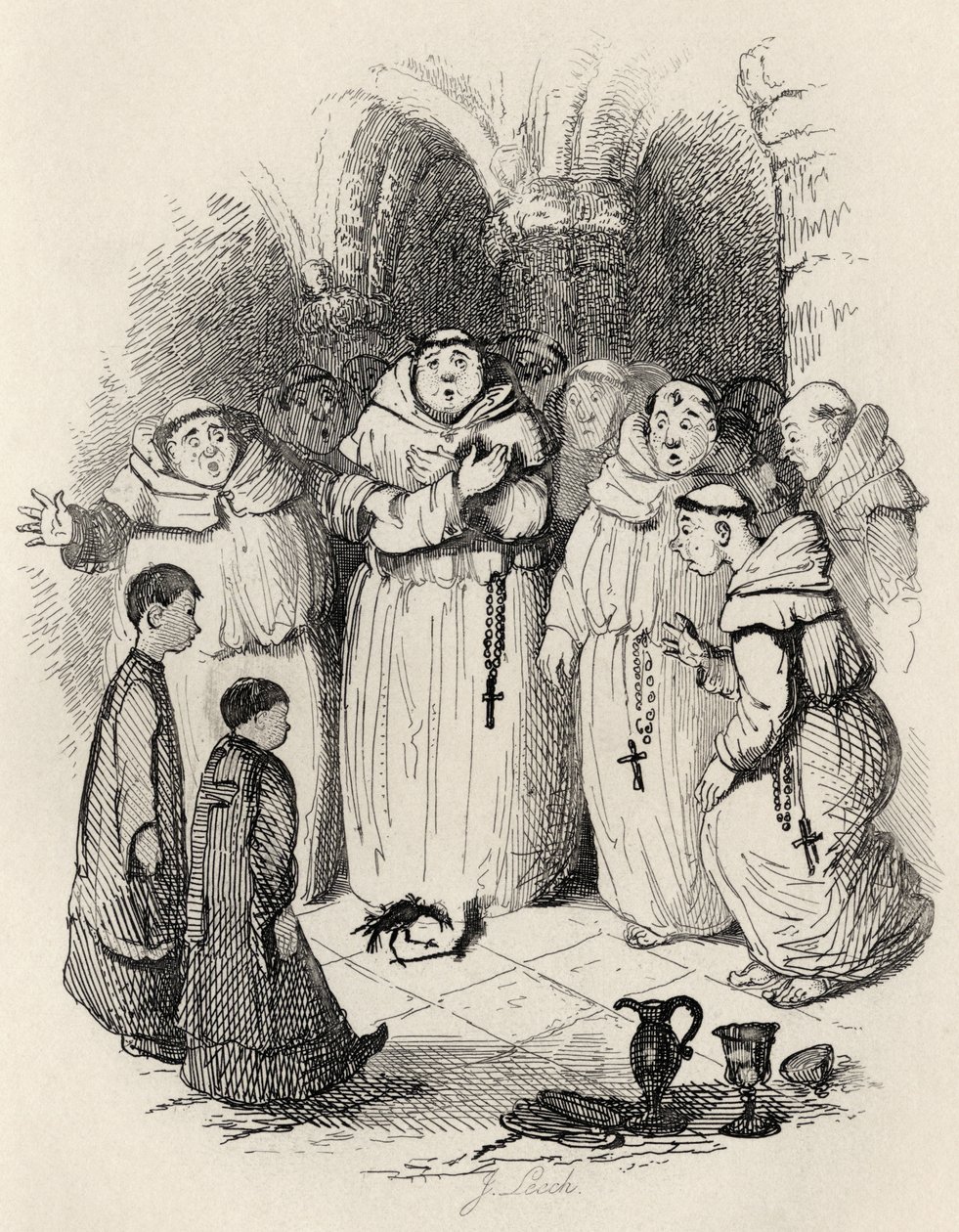 Ez ő – A dög, Thomas Ingoldsby „The Ingoldsby Legends” című művéből, Richard Bentley und Son kiadója, 1887 alkotó: John Leech