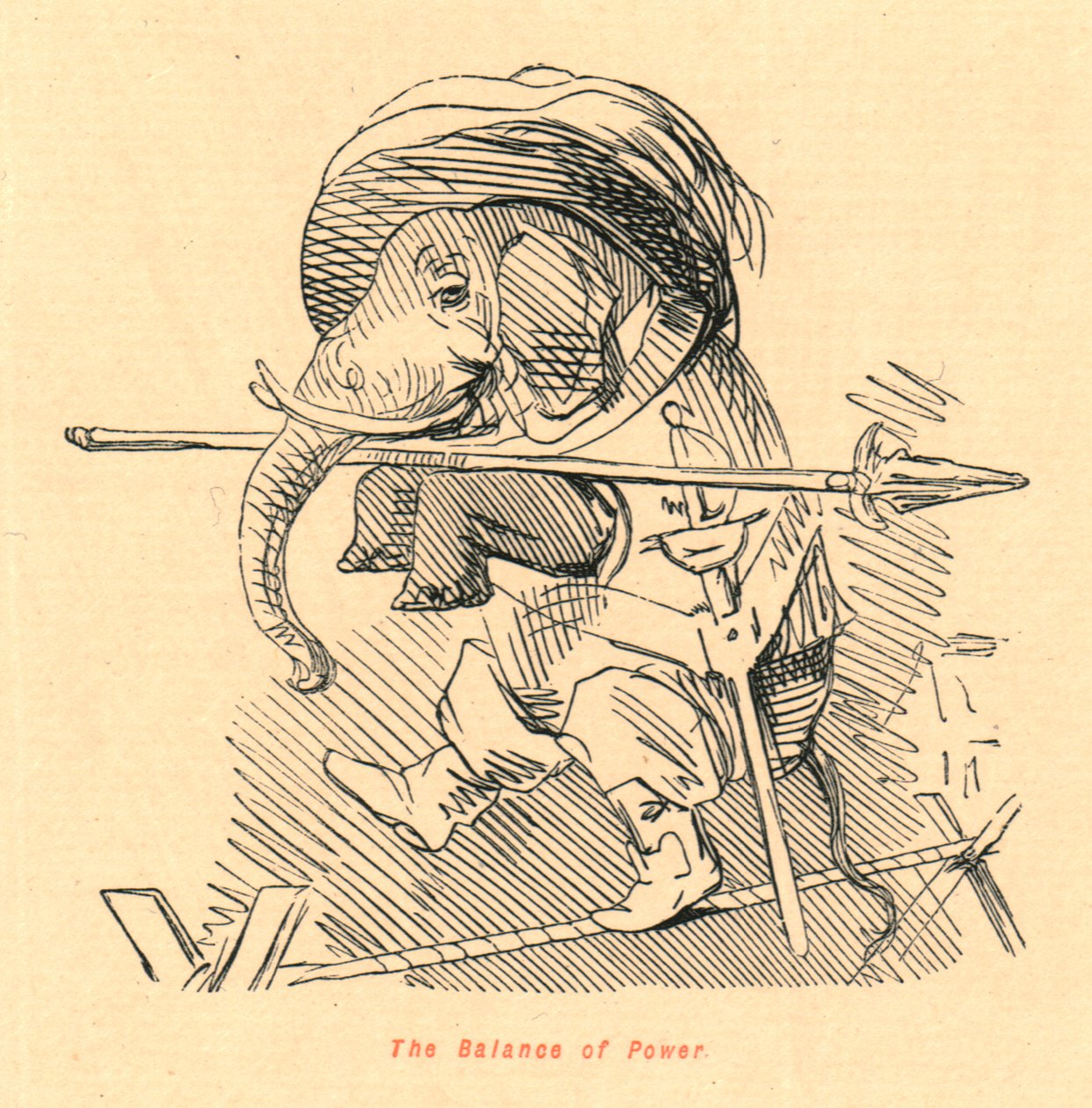 Az erőviszonyok, 1897. alkotó: John Leech