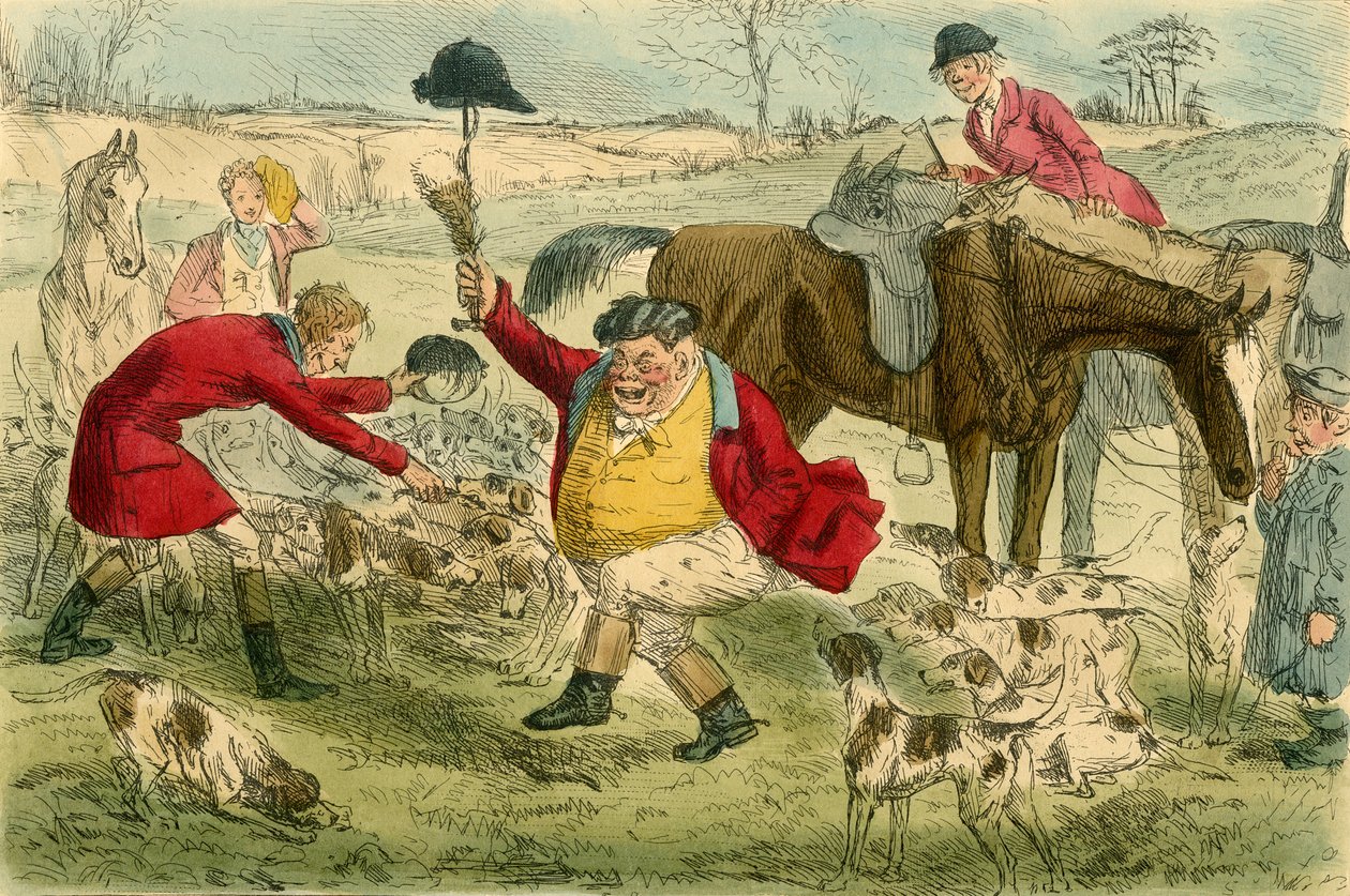 The Kill, a Cat & Custard Pot Day napján, 1854. alkotó: John Leech