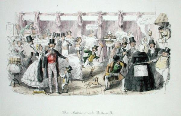 A házassági Tattersalls alkotó: John Leech