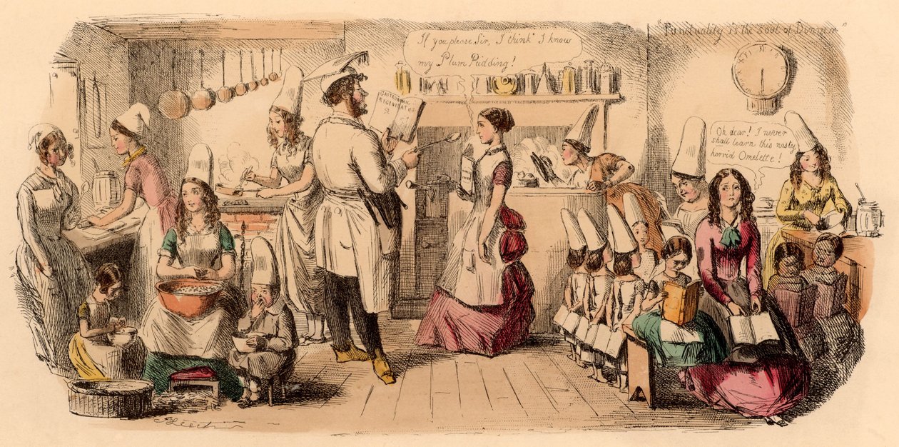 A Fiatal Hölgyek Előkészítő Iskolája alkotó: John Leech