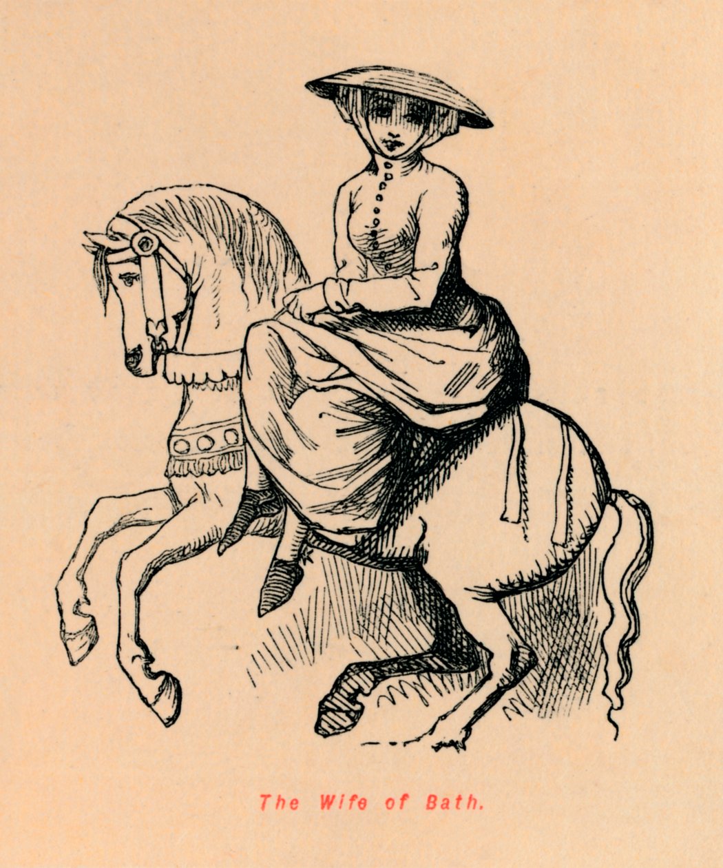 Bath felesége, c1860, c1860 alkotó: John Leech