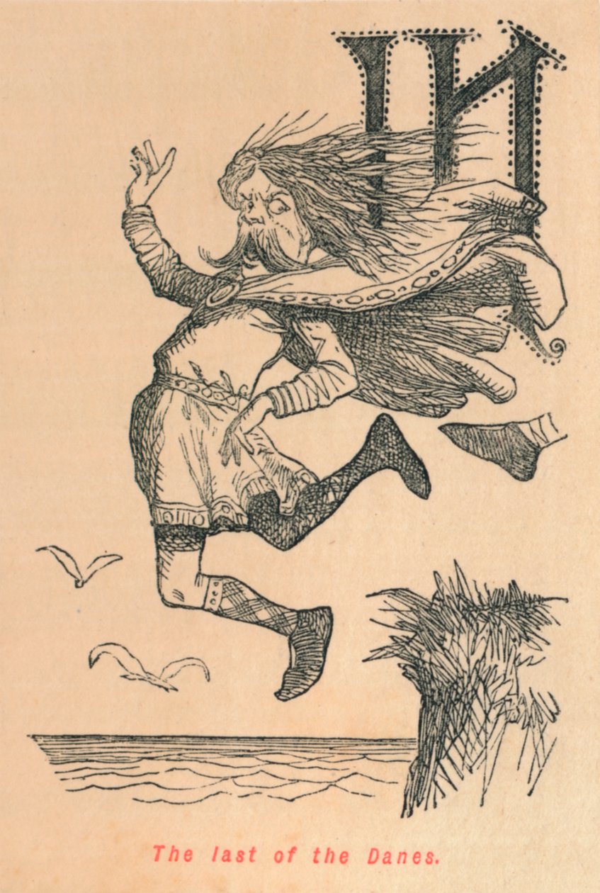 Az utolsó dánok, c1860, c1860. alkotó: John Leech