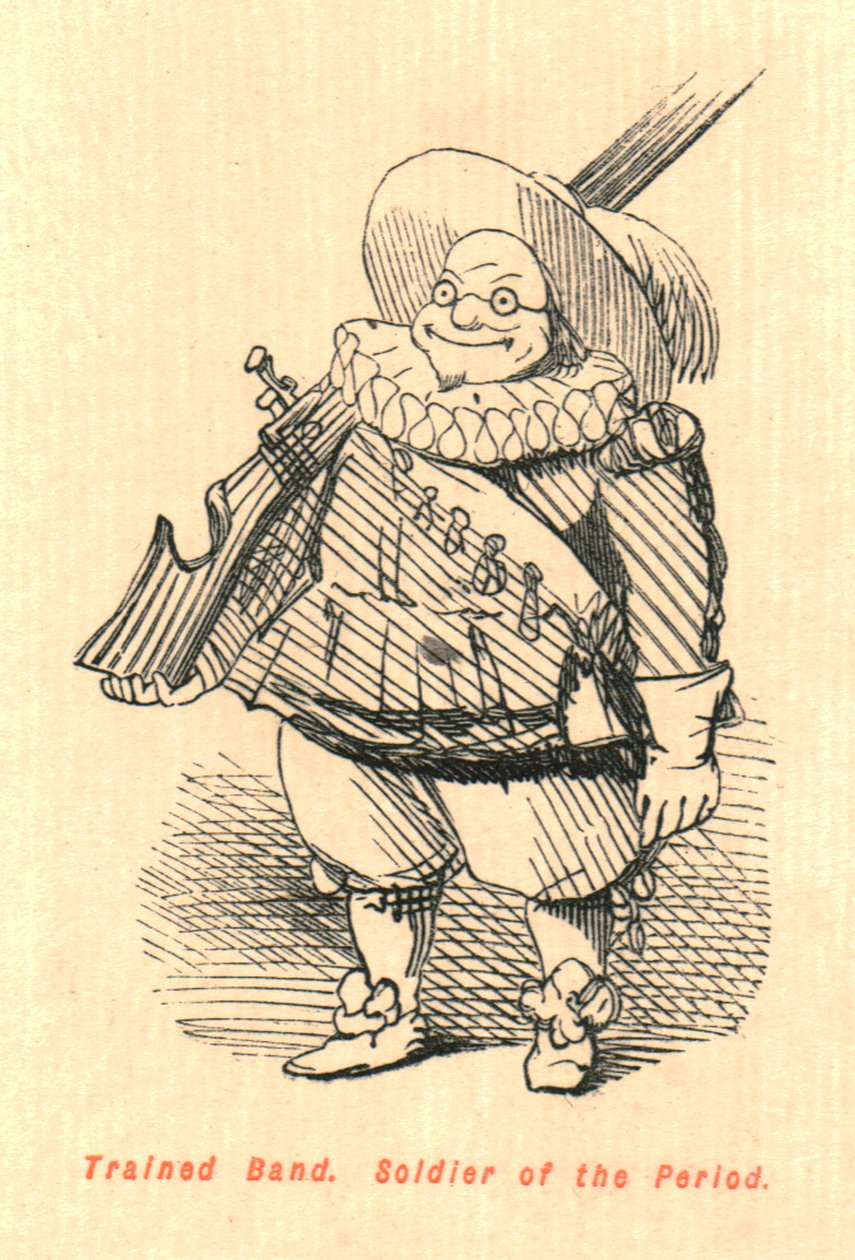 Képzett zenekar. A korszak katonája, 1897. alkotó: John Leech