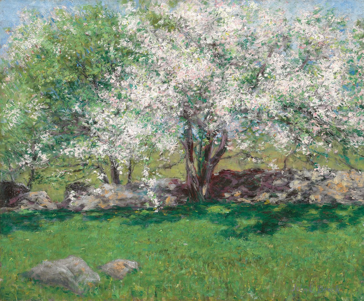 Almafák, 1889 körül alkotó: John Leslie Breck