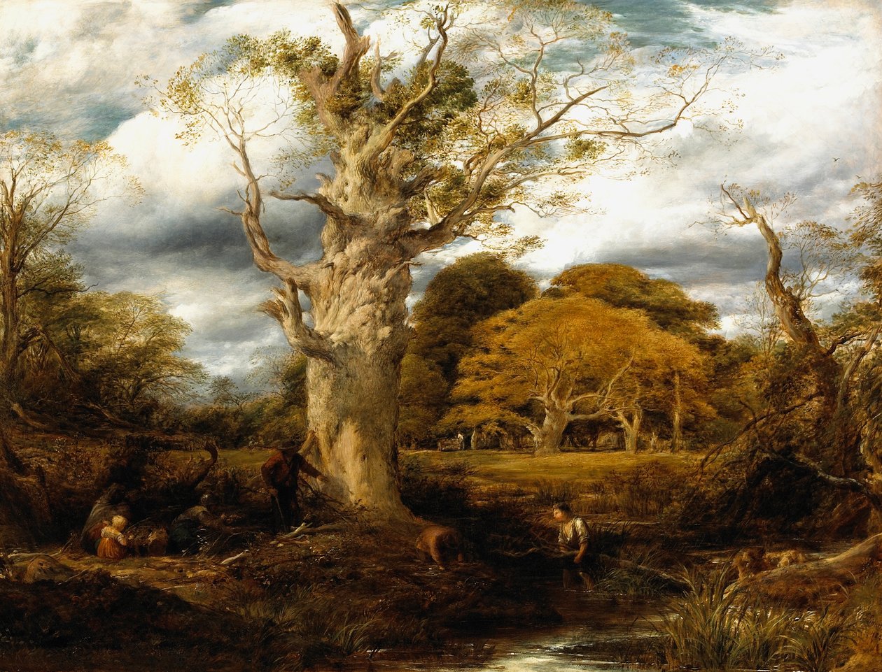 Egy fajelenet, 1844 alkotó: John Linnell