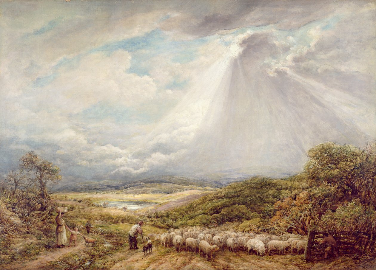 A nyáj vezetése alkotó: John Linnell