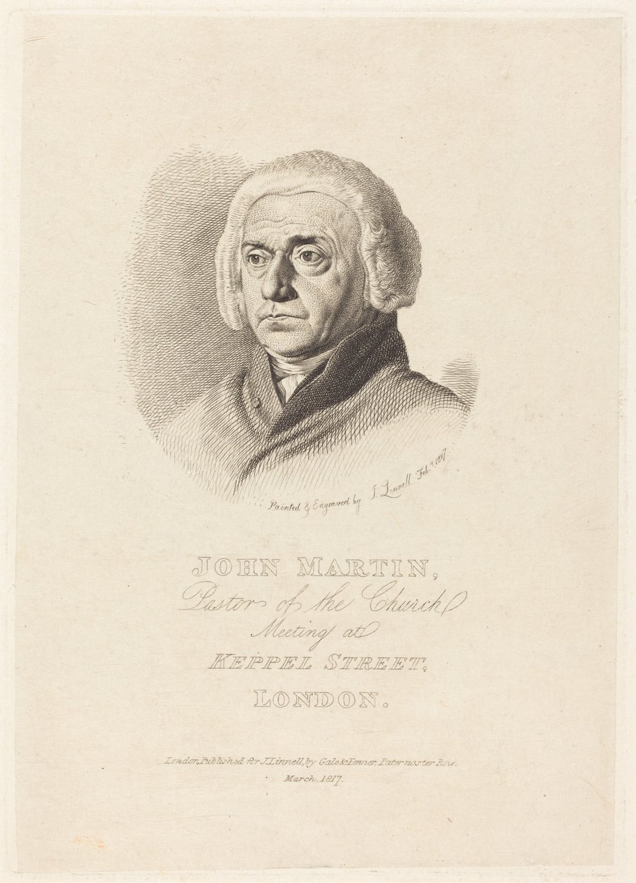 John Martin alkotó: John Linnell
