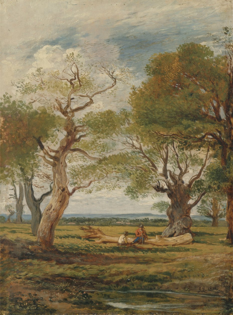 Táj figurákkal alkotó: John Linnell