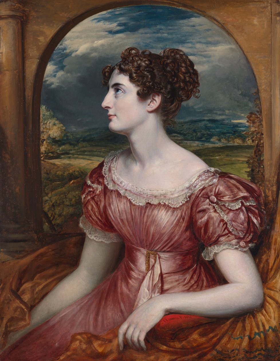 Miss Puxley [1826, Royal Academy of Arts, London, kiállítási katalógus] alkotó: John Linnell