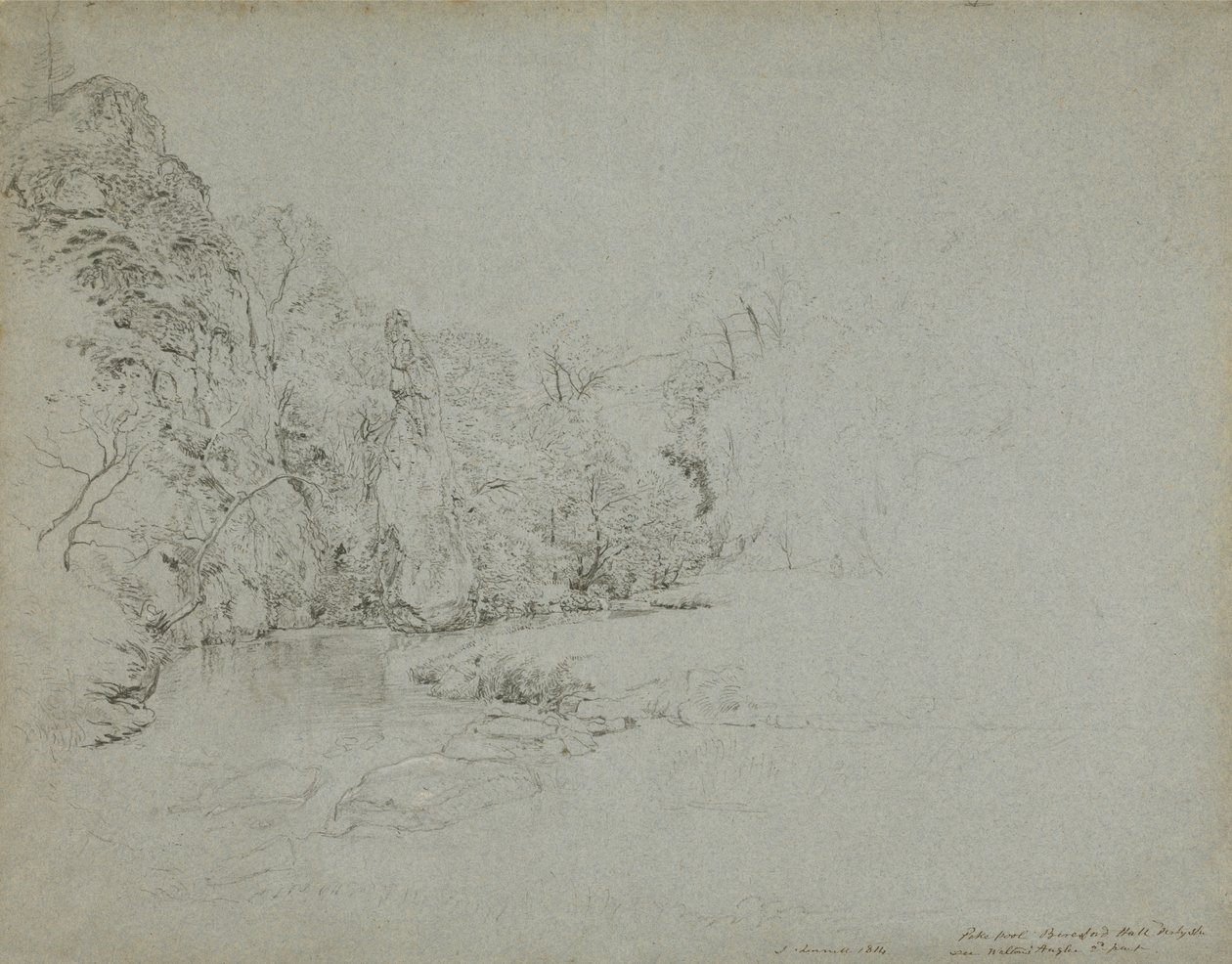 Pike Pool, Beresford Hall, Derbyshire alkotó: John Linnell