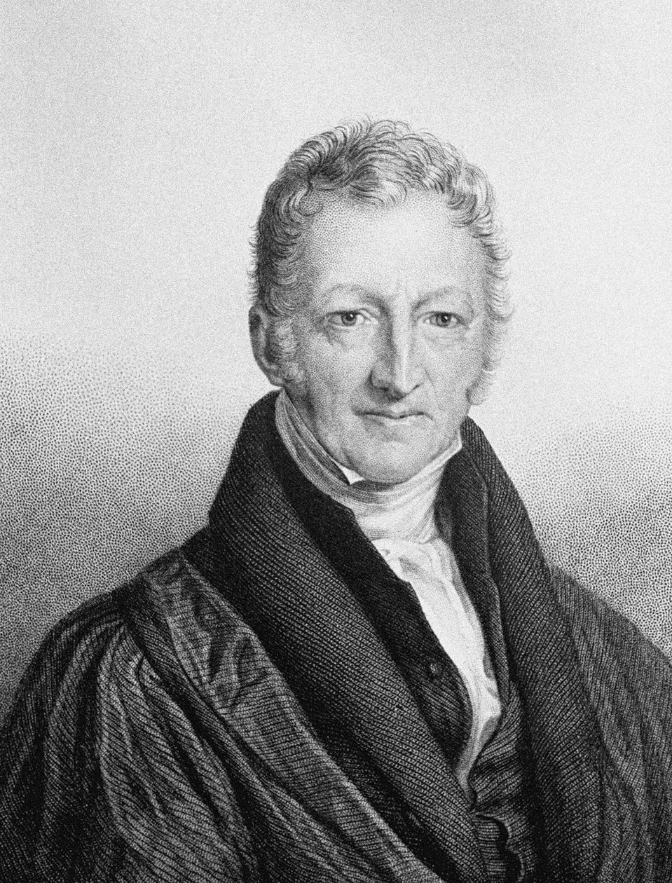 Thomas Robert Malthus portréja 1766-1834 alkotó: John Linnell