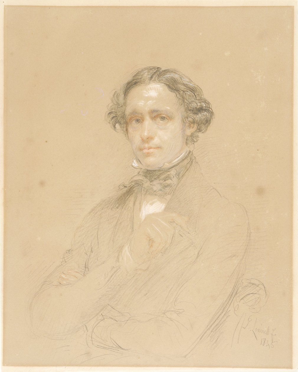 Egy úr portréja alkotó: John Linnell