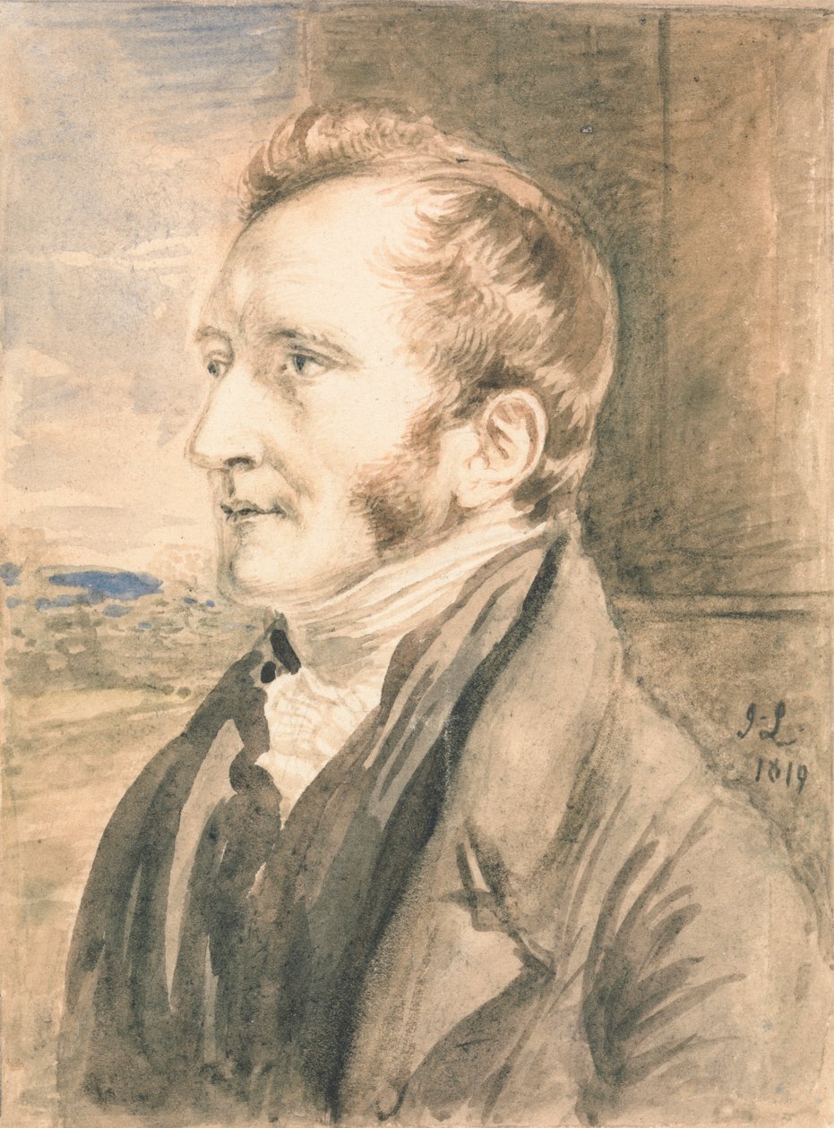 Egy férfi portréja alkotó: John Linnell
