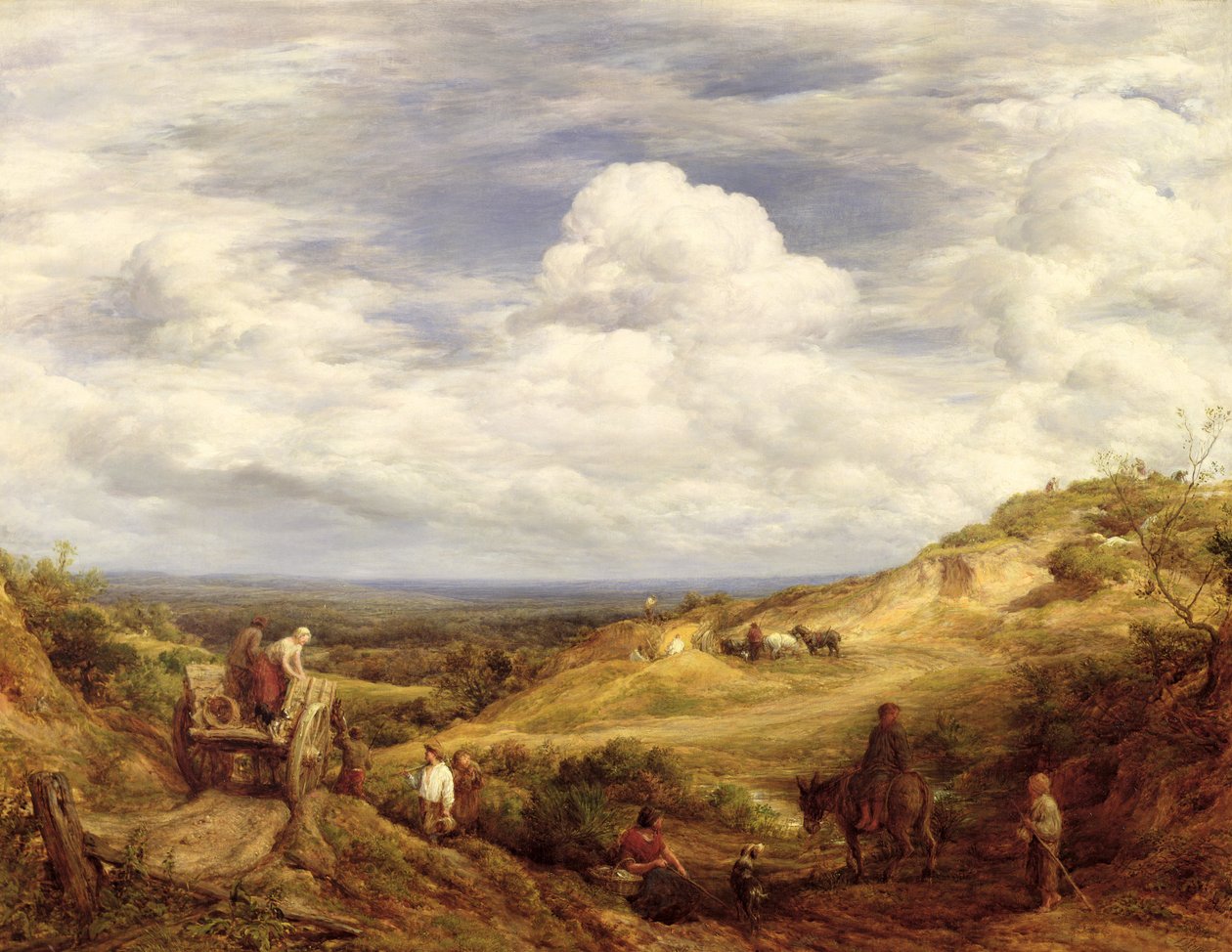 Homokbányák, Hampstead Heath, 1849 alkotó: John Linnell
