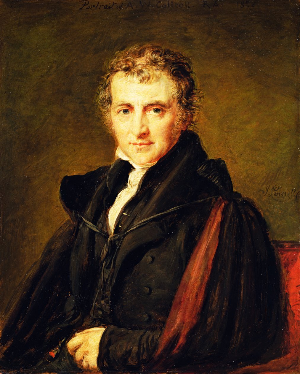 Sir Augustus Wall Callcott (1799-1844) 1847 (olaj, panel) alkotó: John Linnell