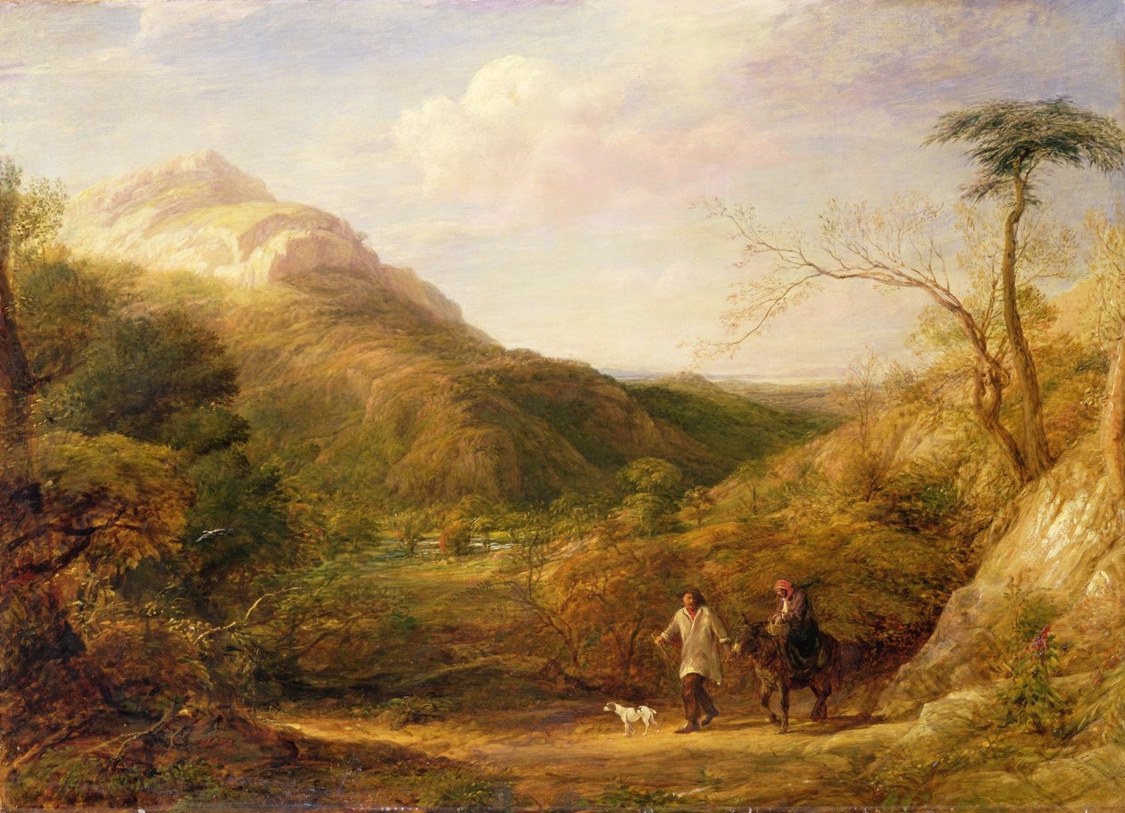 Repülés Egyiptomba alkotó: John Linnell