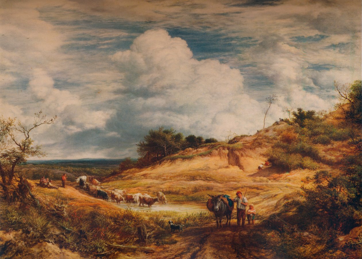 A homokozók, 1856 alkotó: John Linnell