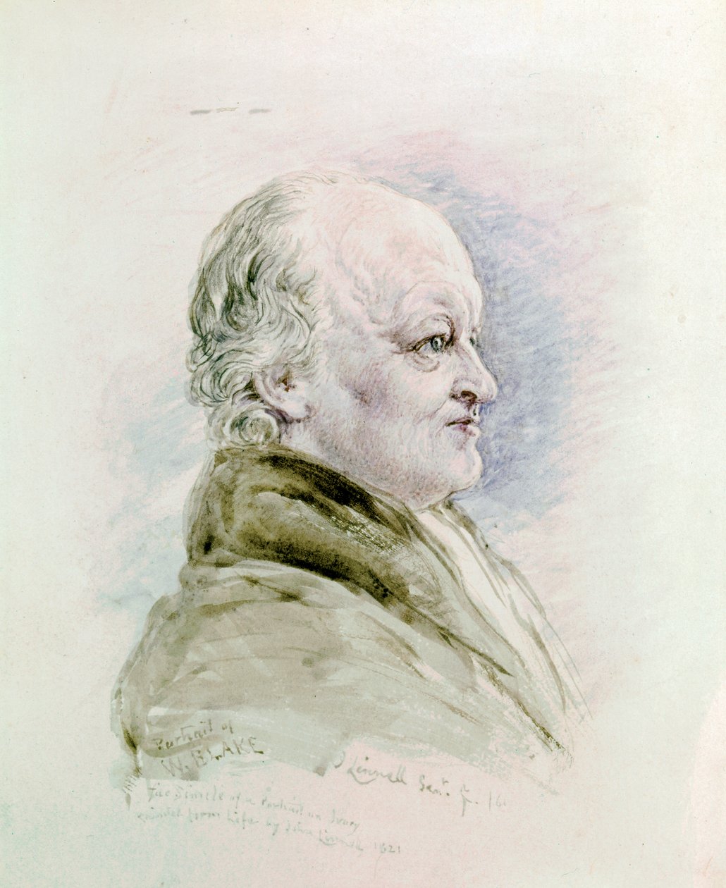 William BLAKE, portré alkotó: John Linnell