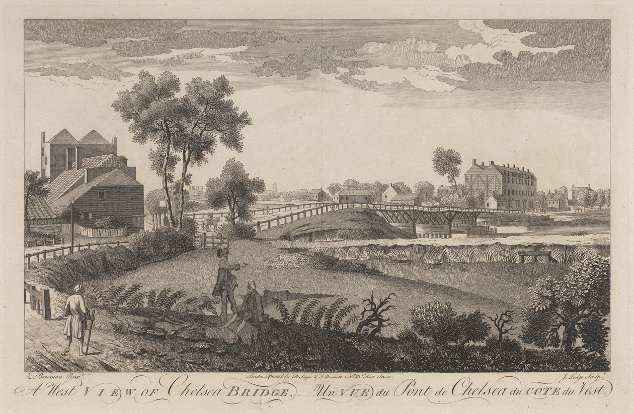 A Chelsea Bridge nyugati kilátása alkotó: John Lodge