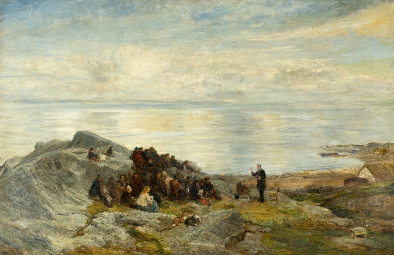 Beszéd a tenger mellett alkotó: John MacWhirter