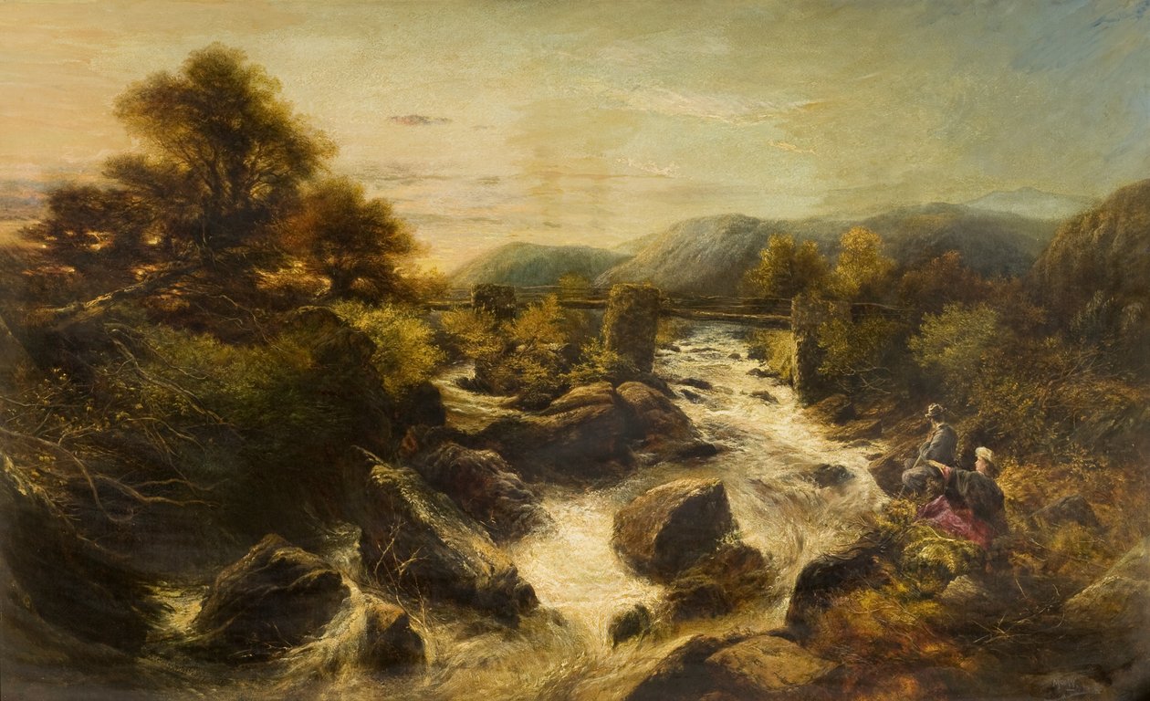Árhullám a Felföldön alkotó: John MacWhirter