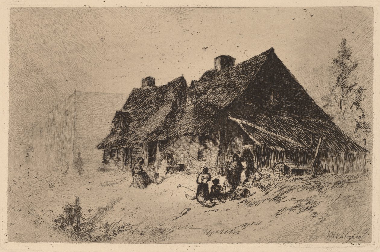Rabszolgakunyhók Wilmingtonban alkotó: John Mackie Falconer