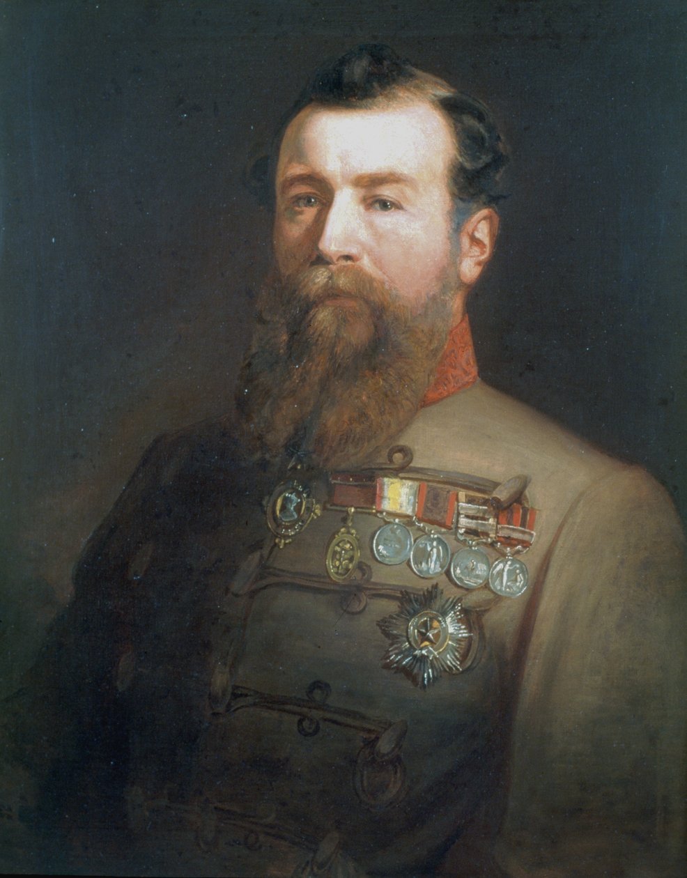 Sir Harry Lumsden dandártábornok (1821-96) 1866 körül alkotó: John Maclaren Barclay