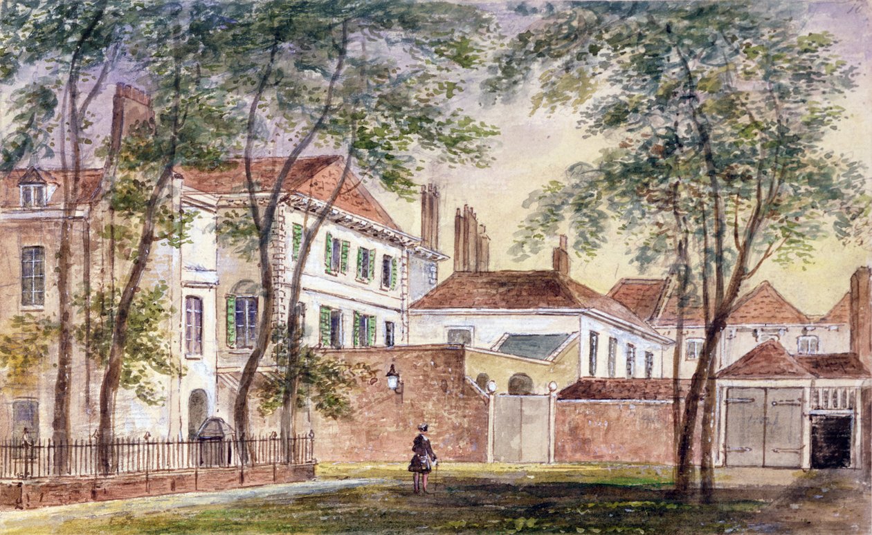 Portland néhai hercegnőjének háza és múzeuma (1715-1785) 1796 (wc papíron) alkotó: John Mallord Bromley