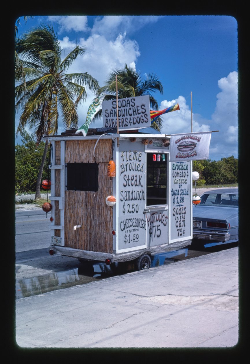 Tengerparti ételkocsi, Key West, Florida, USA alkotó: John Margolies