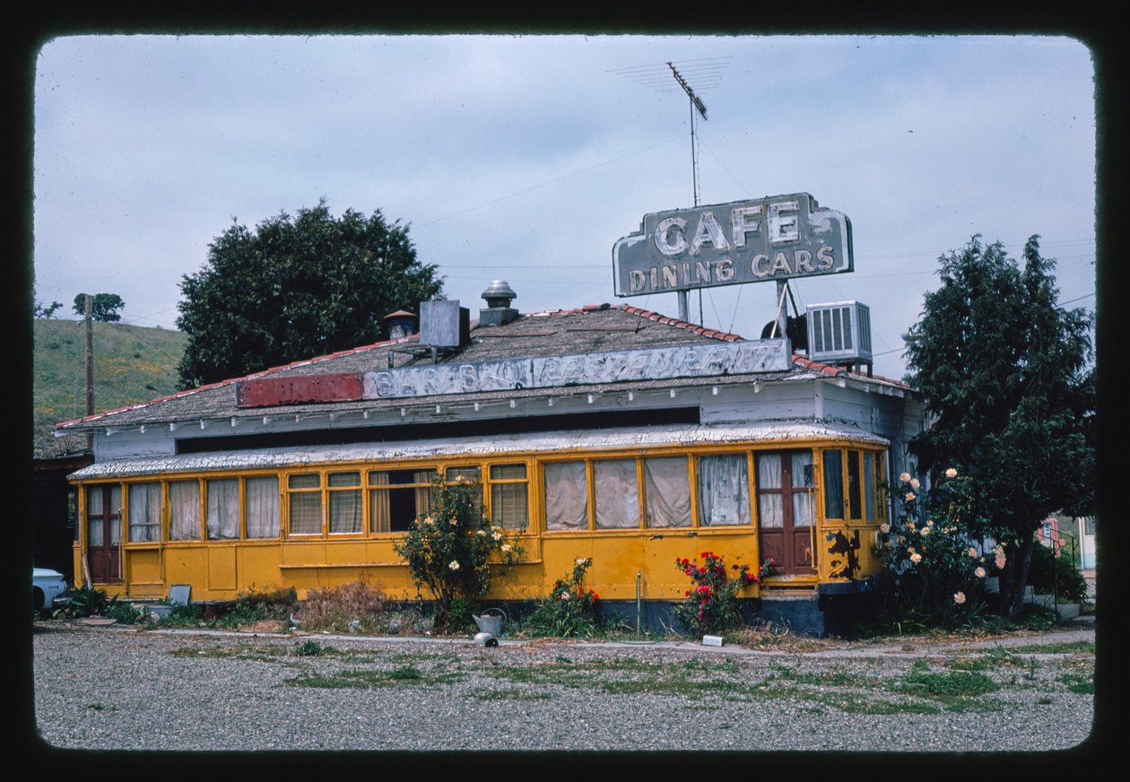 Dining Cars Cafe, Buellton, Kalifornia, USA alkotó: John Margolies