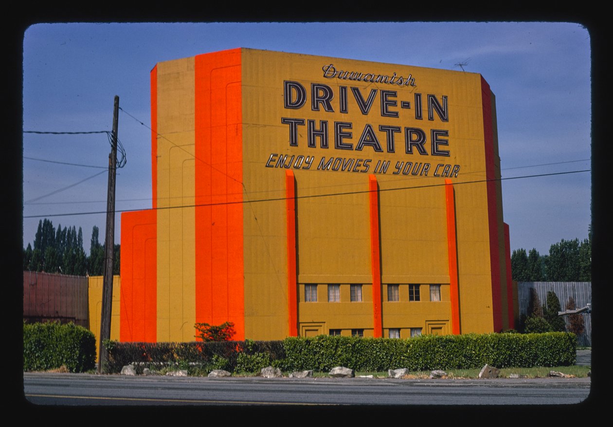 Duwamish Drive-in Színház, E. Marginal Way, Seattle, Washington, USA alkotó: John Margolies