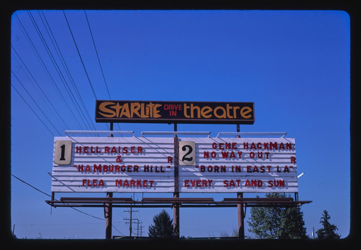 Starlite Drive-In, Medford, Oregon, USA alkotó: John Margolies