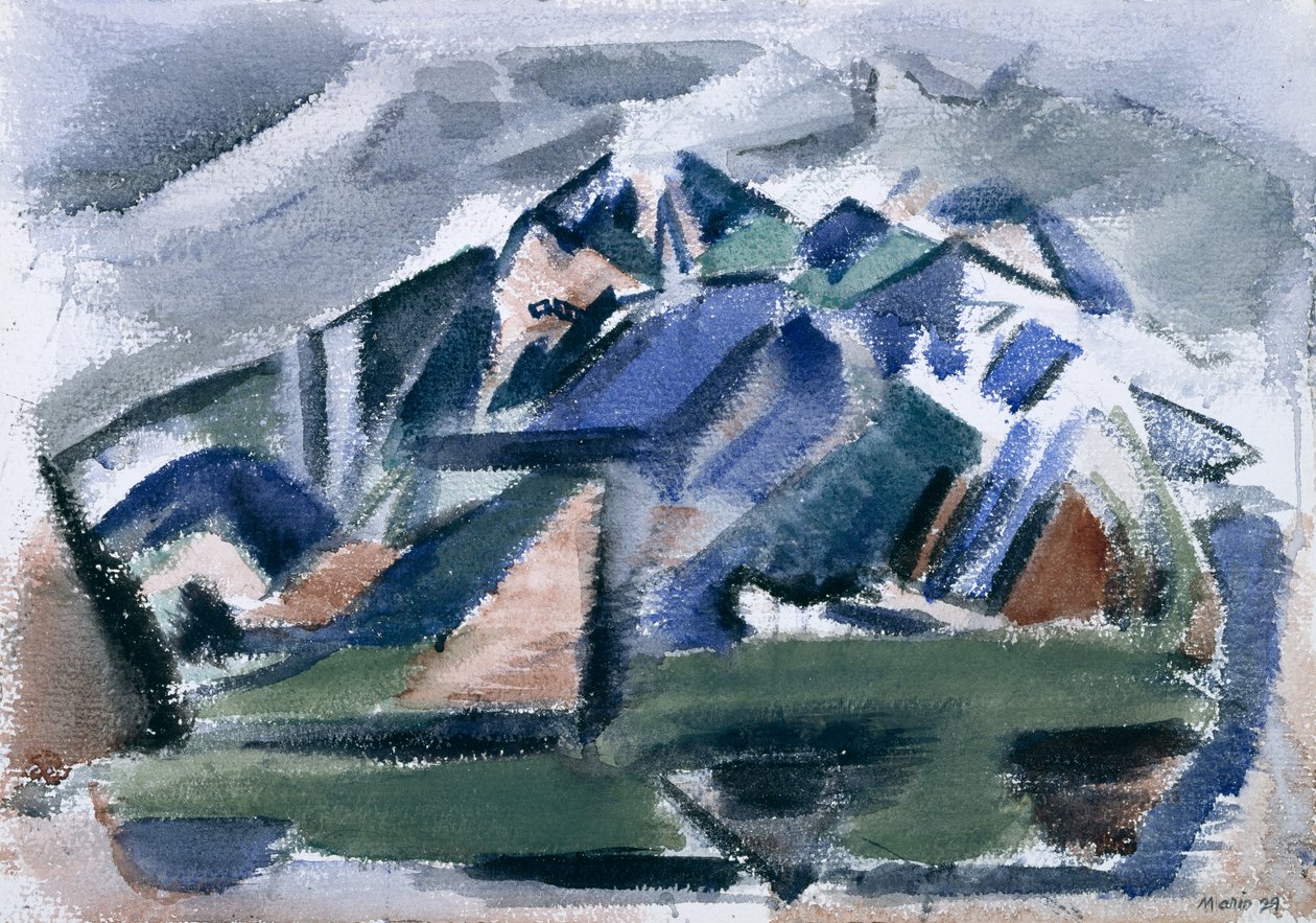 The Mountain, Taos, Új-Mexikó alkotó: John Marin