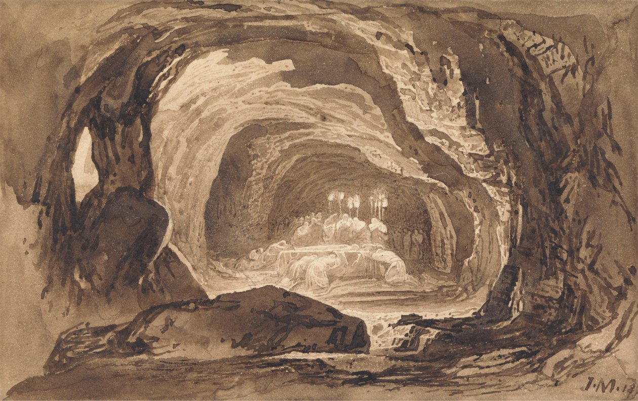 Sára temetése alkotó: John Martin
