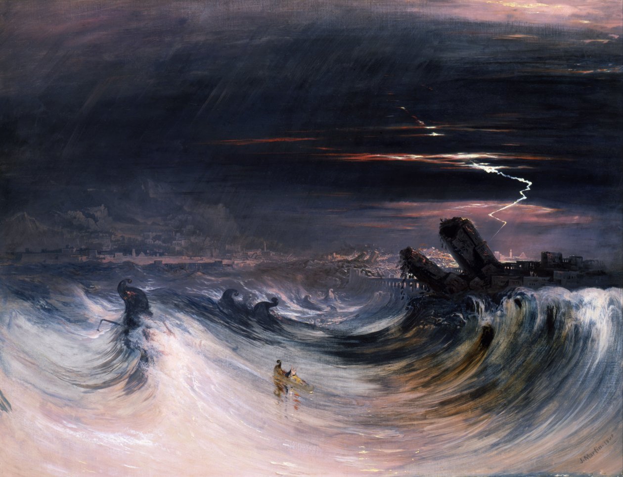 Tírusz pusztulása alkotó: John Martin