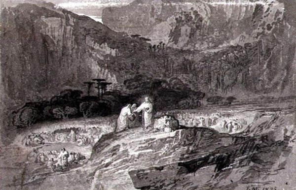 Az ötezer ember etetése alkotó: John Martin