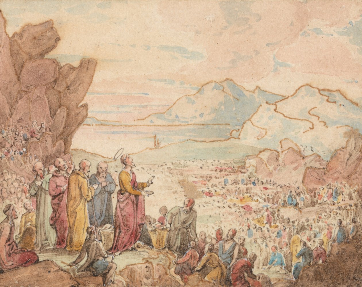 Az ötezrek etetése alkotó: John Martin