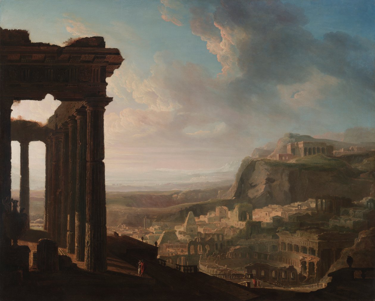 Egy ősi város romjai alkotó: John Martin