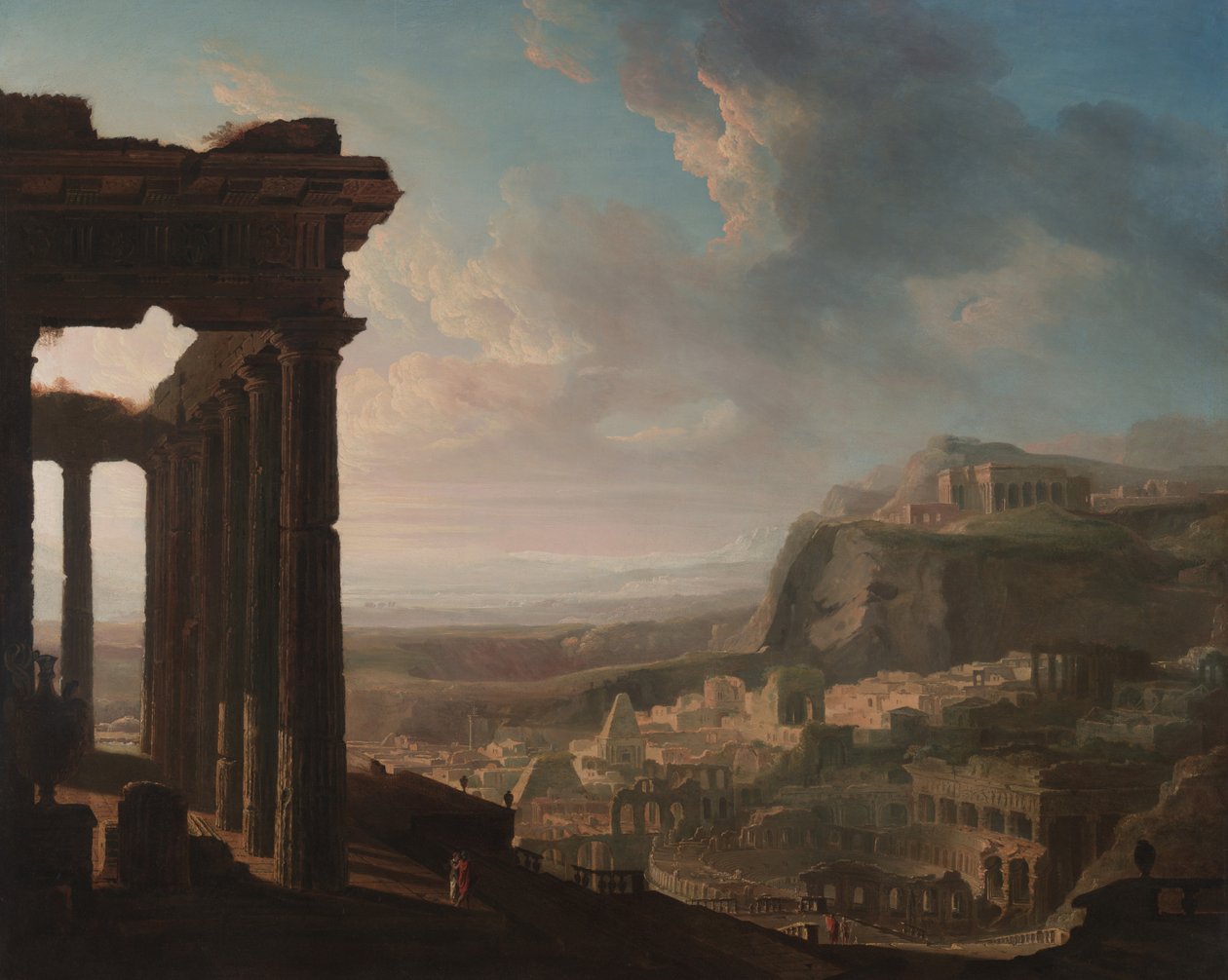 Egy ókori város romjai, 1810-20 körül alkotó: John Martin