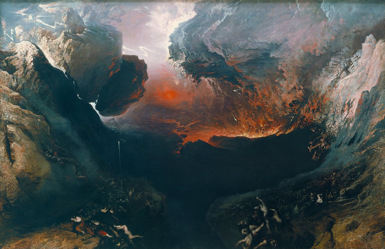 Haragjának nagy napja alkotó: John Martin