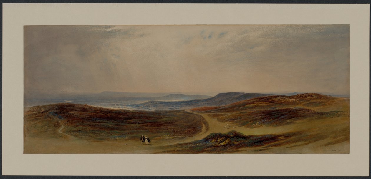 A Tyne völgye, szülőhazám Henshaw közelében alkotó: John Martin
