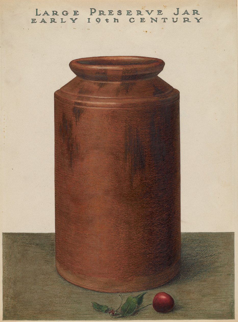 Preserve Jar, c. 1936. alkotó: John Matulis